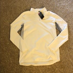 White Under armour quarter zip
